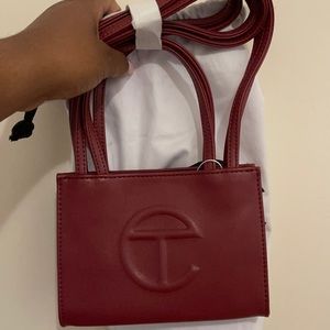 Mini Telfar Bag - Oxford Blood Color